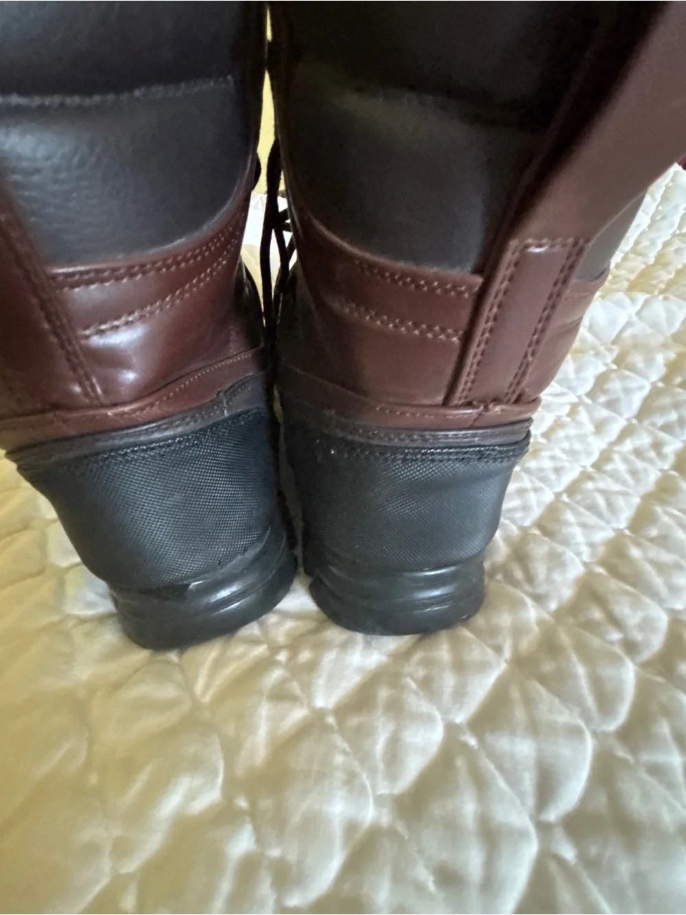 Beverly Hills Polo Club Brown Two-Tone Men's Winter Duck Boots